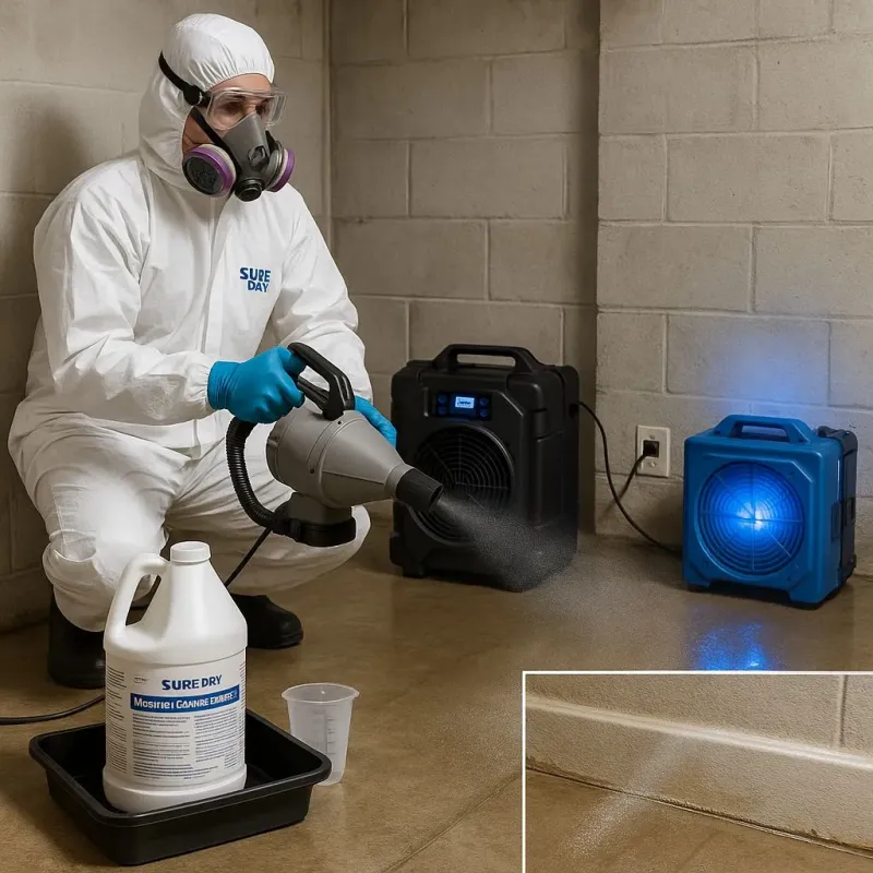 Sanitization and Odor Removal process in Farmville, NC
