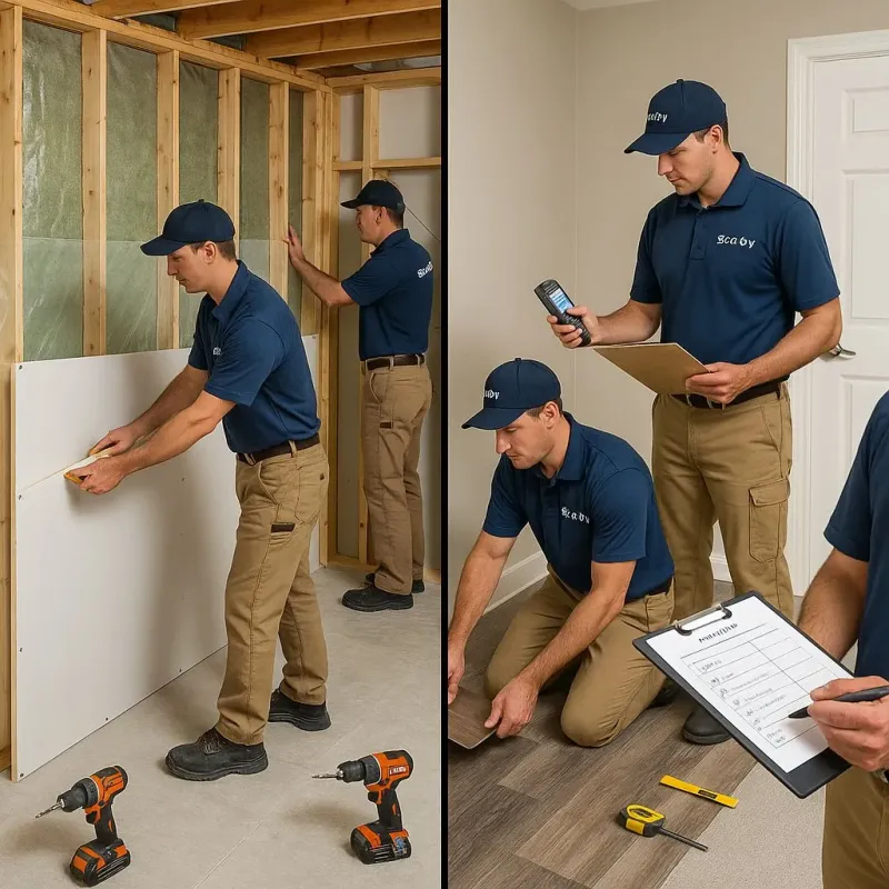 Repairs and Reconstruction process in Farmville, NC